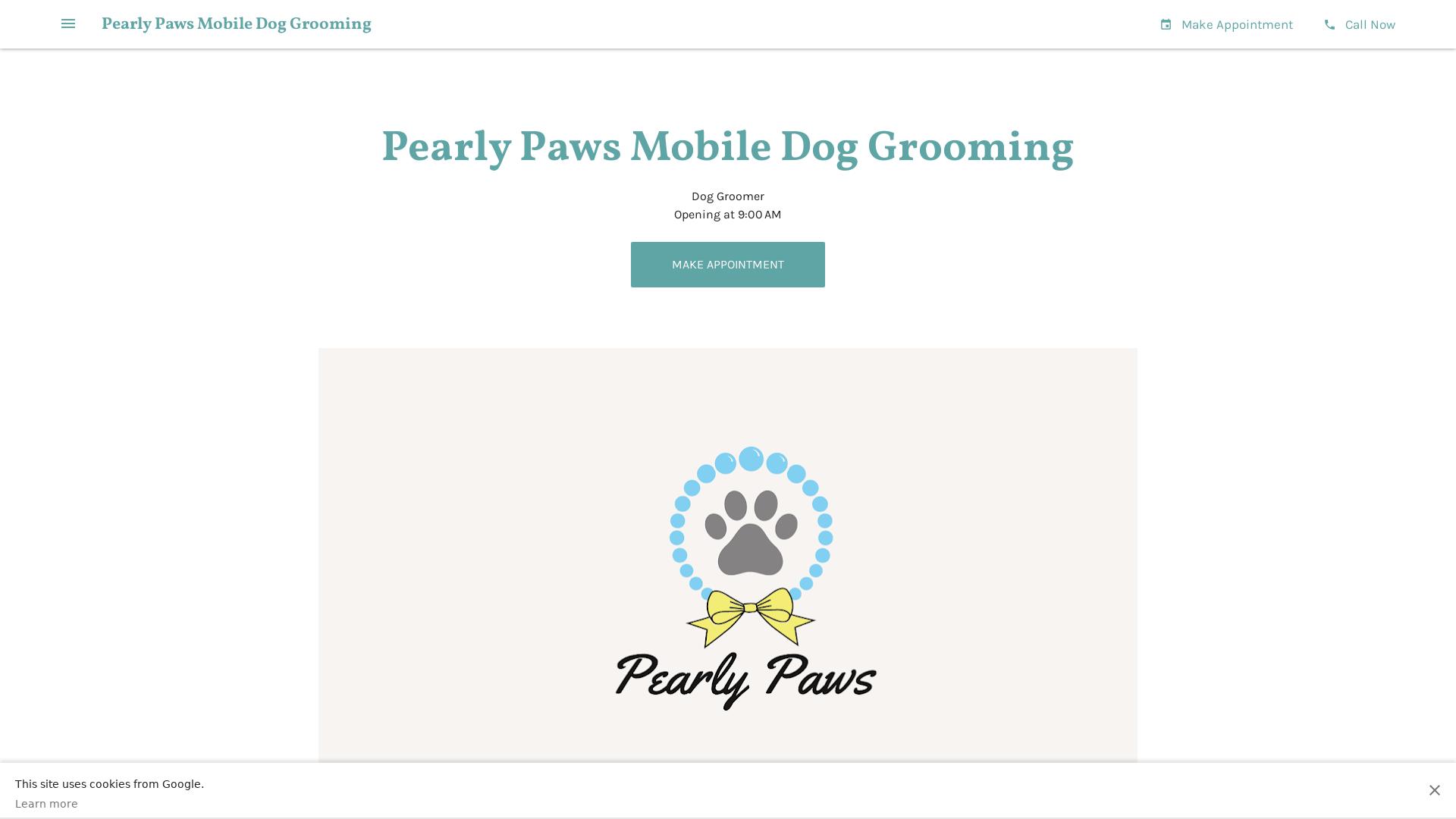 Pearly Paws Mobile Dog Grooming